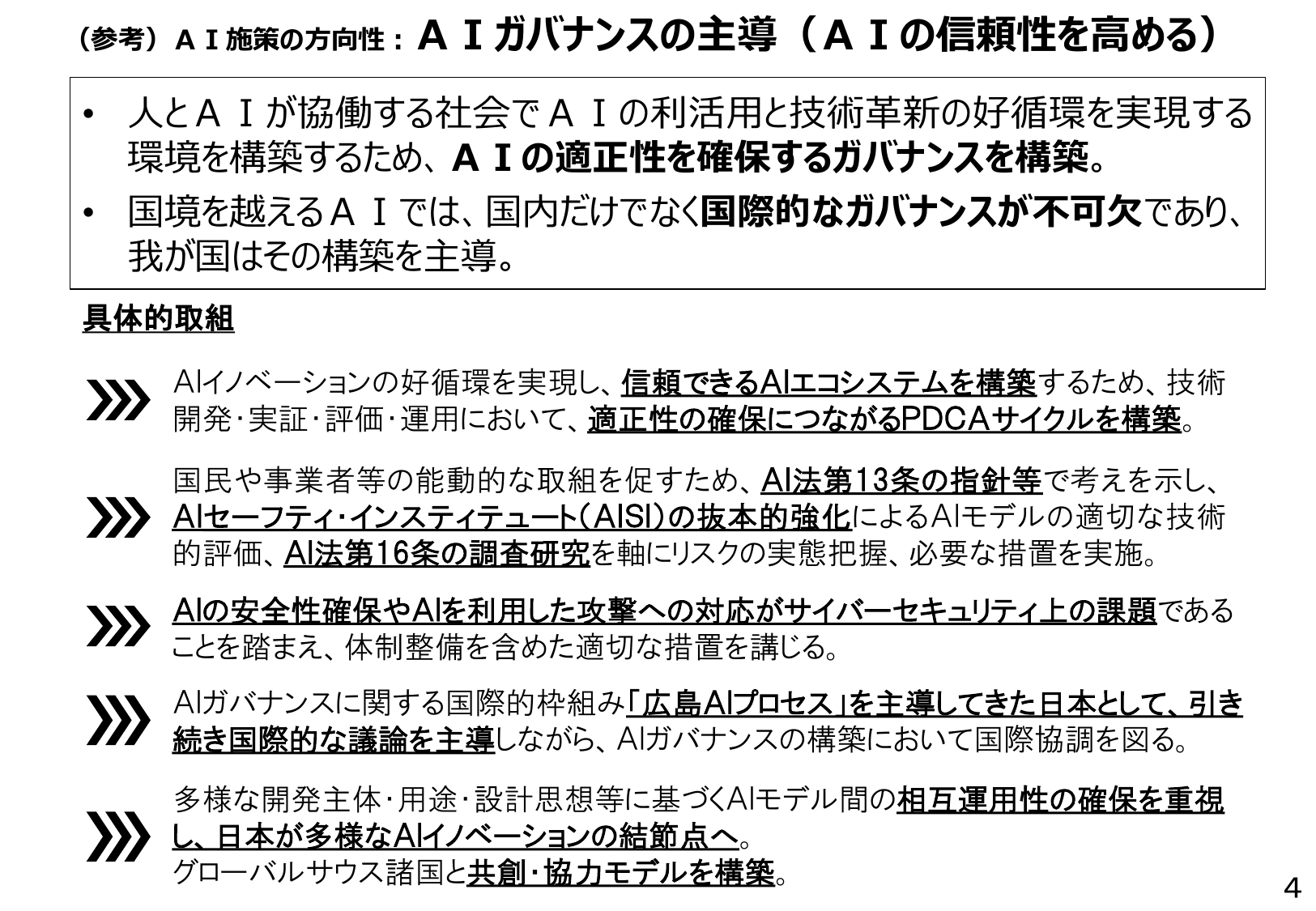 人工知能基本計画（概要）