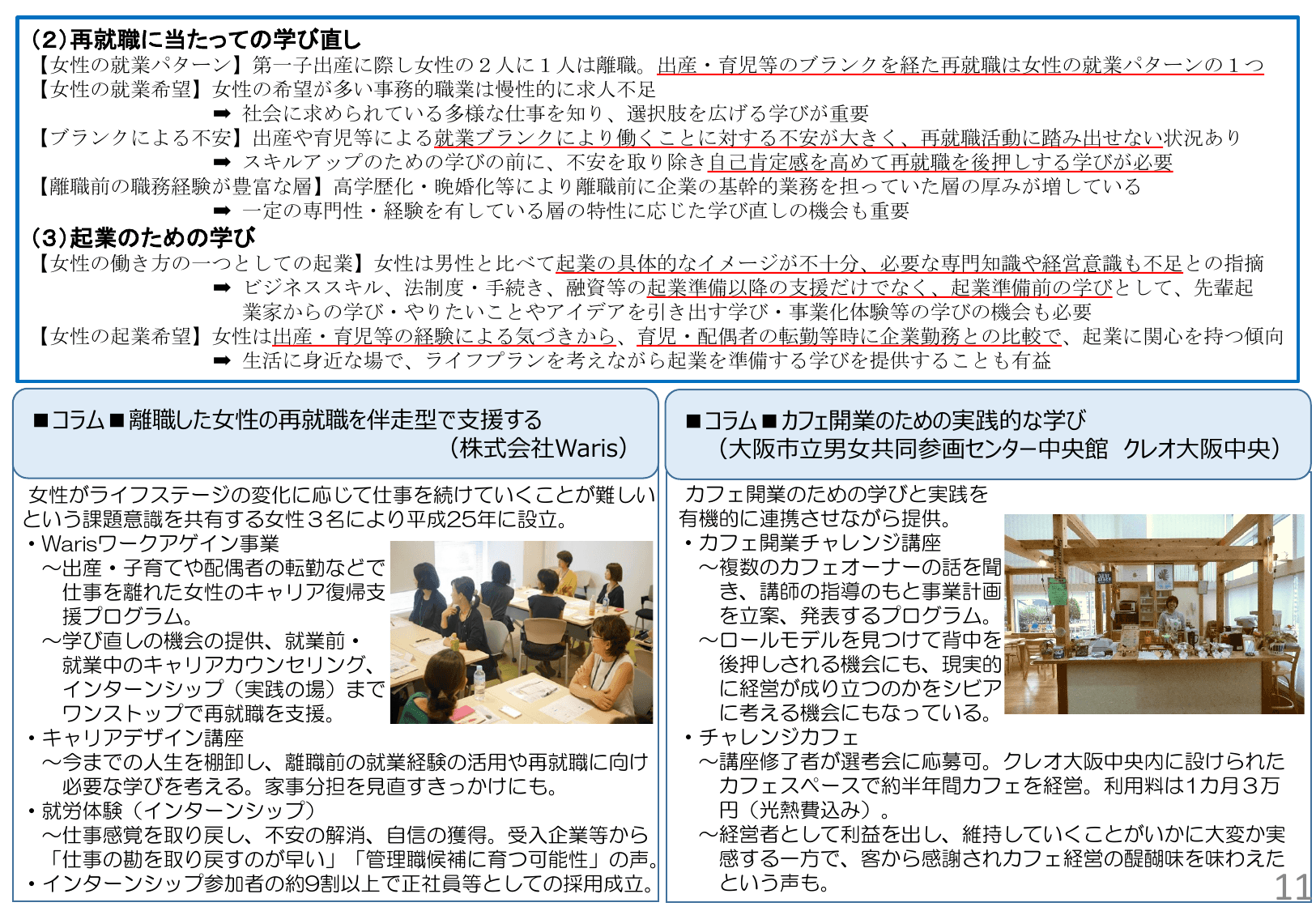 令和元年版 男女共同参画白書（概要）