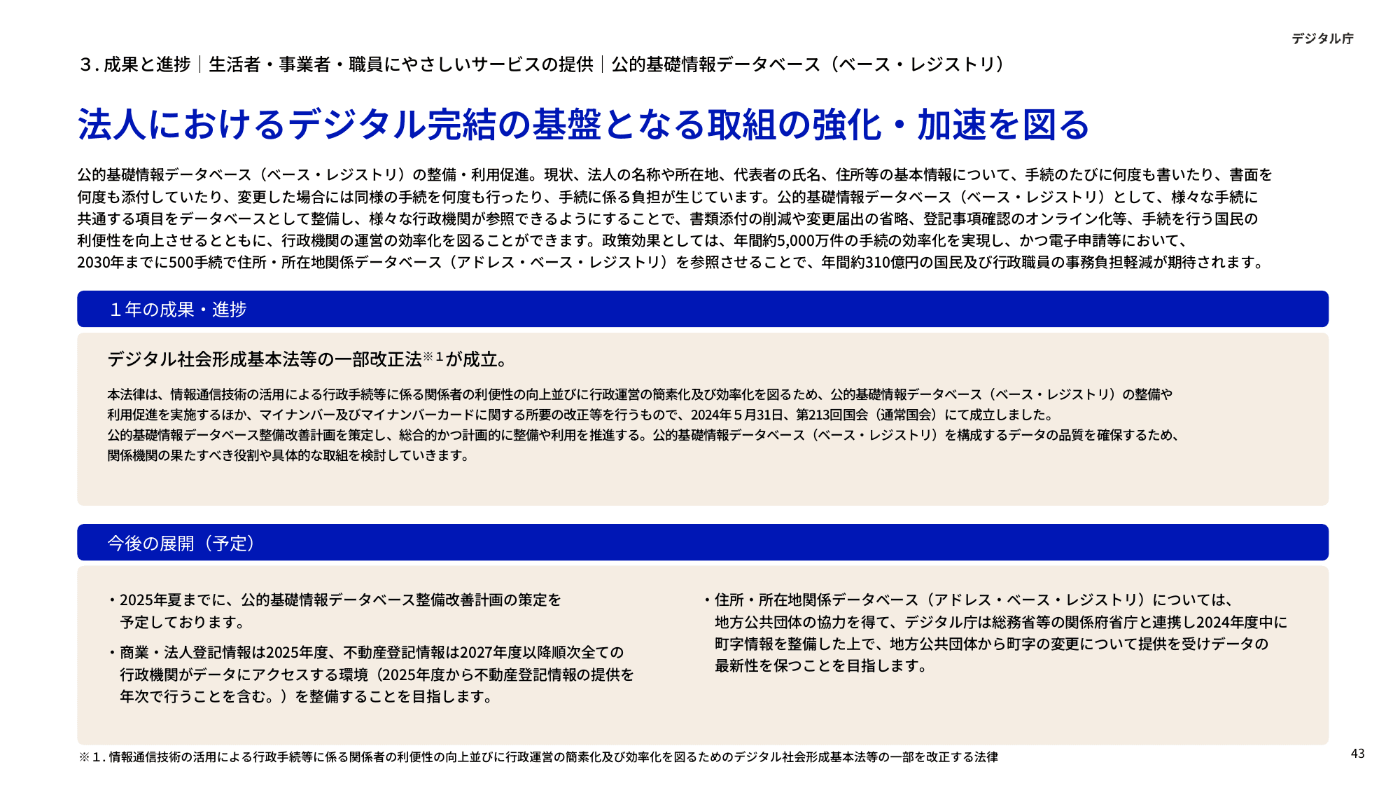 デジタル庁 年次報告 2023-2024