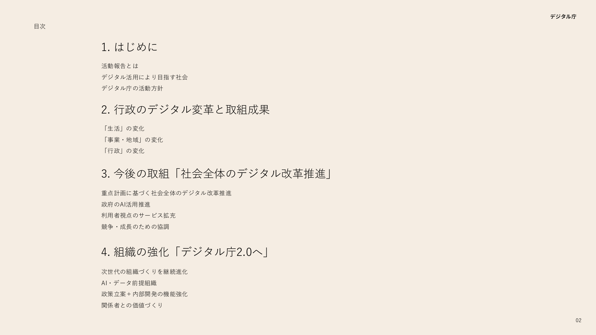 デジタル庁 活動報告 2025