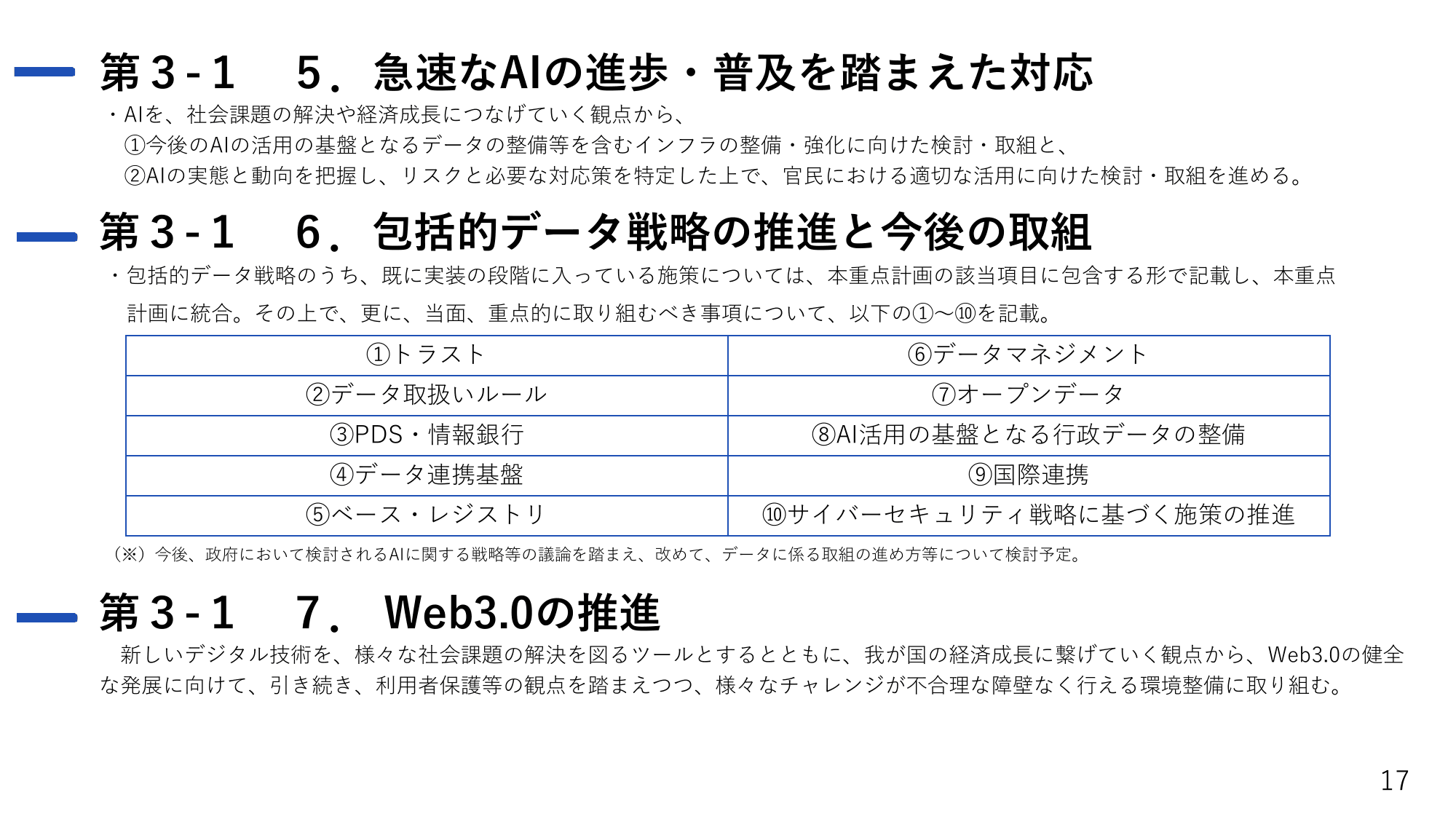 デジタル社会の実現に向けた重点計画（概要）