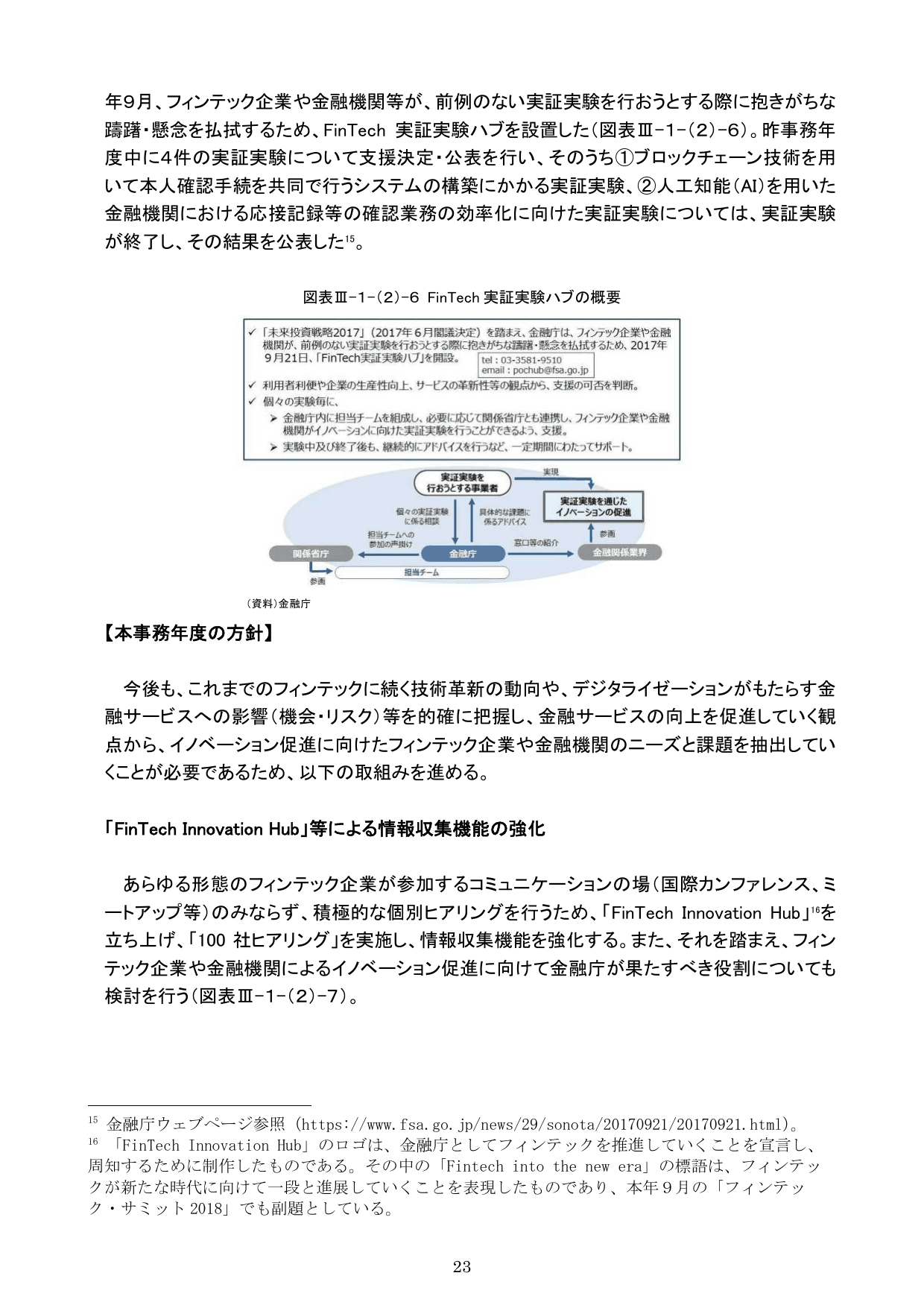 平成30事務年度 金融行政方針