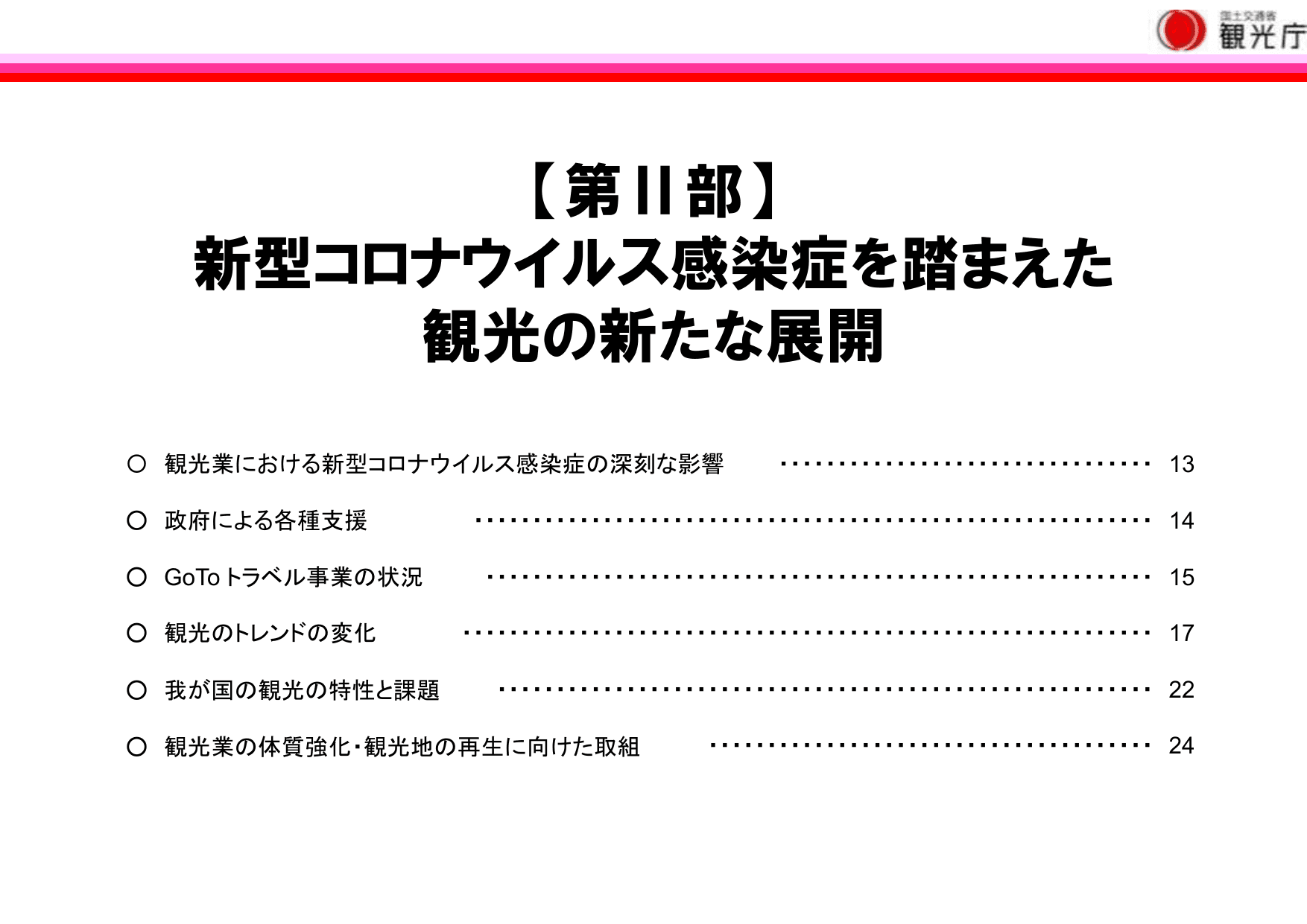 令和3年版 観光白書（概要）