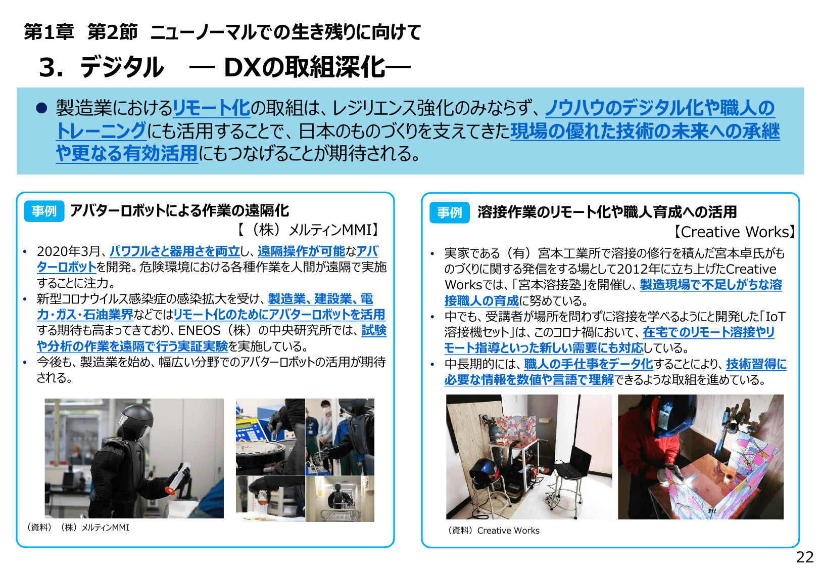 2021年版 ものづくり白書（概要）