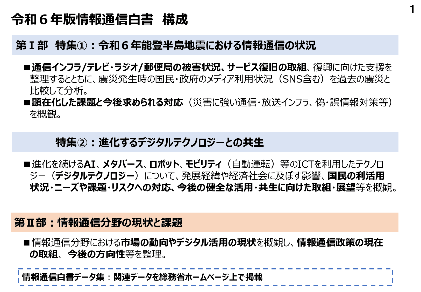 令和6年版 情報通信白書（概要）
