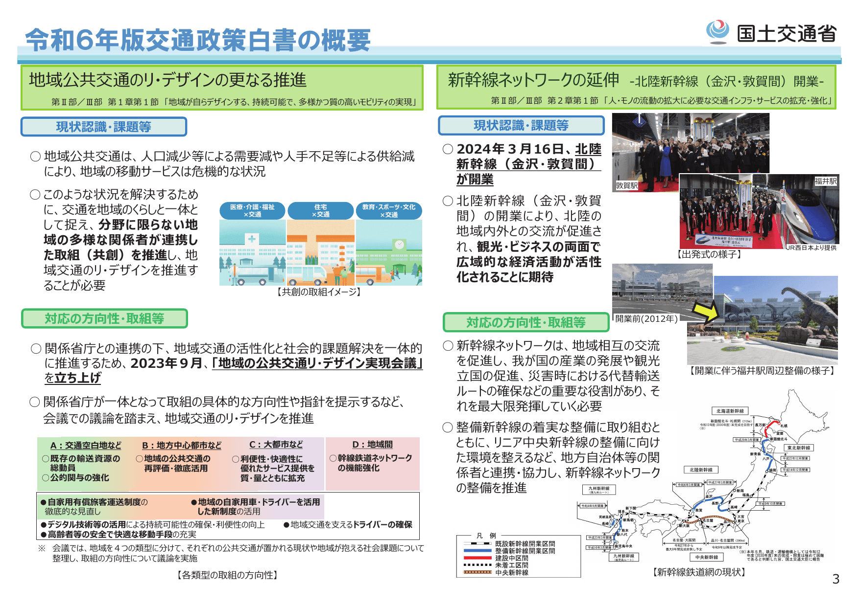 令和6年版 交通政策白書（概要）
