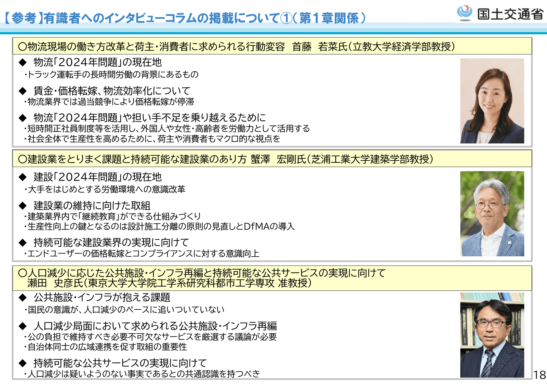 令和7年版 国土交通白書（概要）