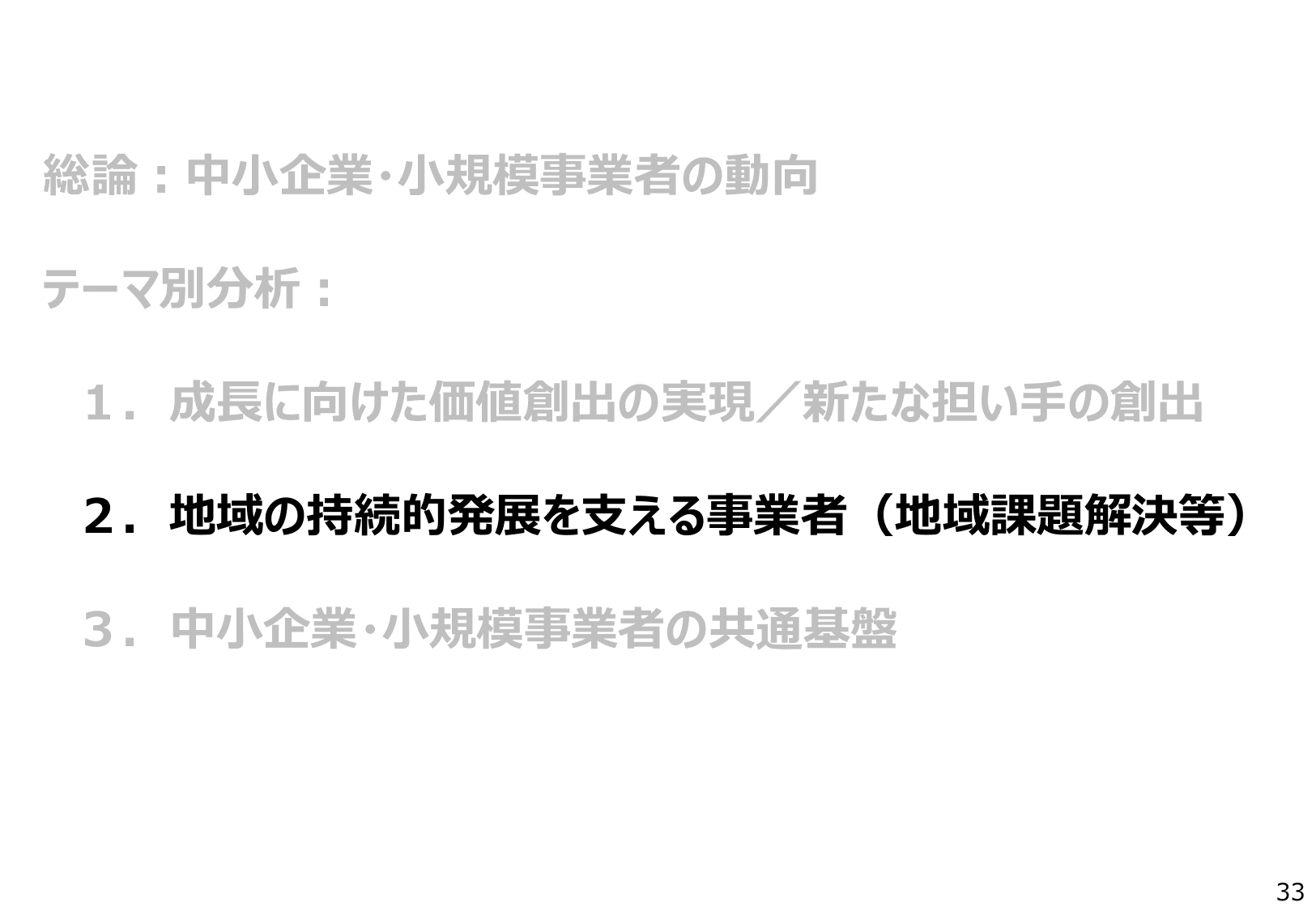 2023年版 中小企業白書（概要）